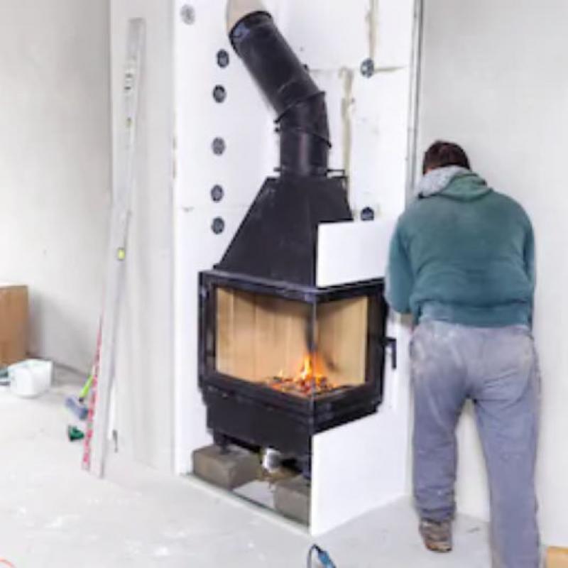 Installing a Wood Burning Fireplace Insert like a Professional