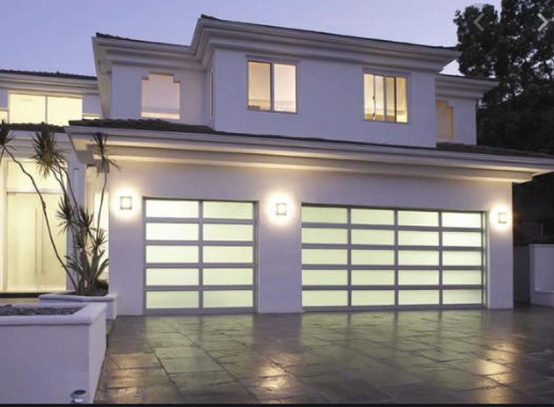 Trendy Glass Garage Doors for a Full View Trendy Glass Garage Doors for a Full View