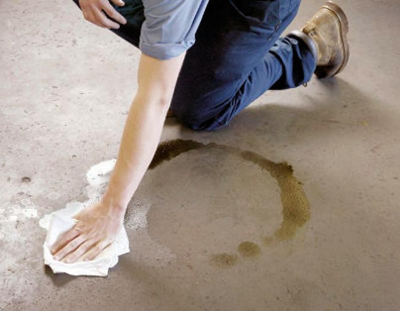 Removing Grease and Oil Stains from Floors