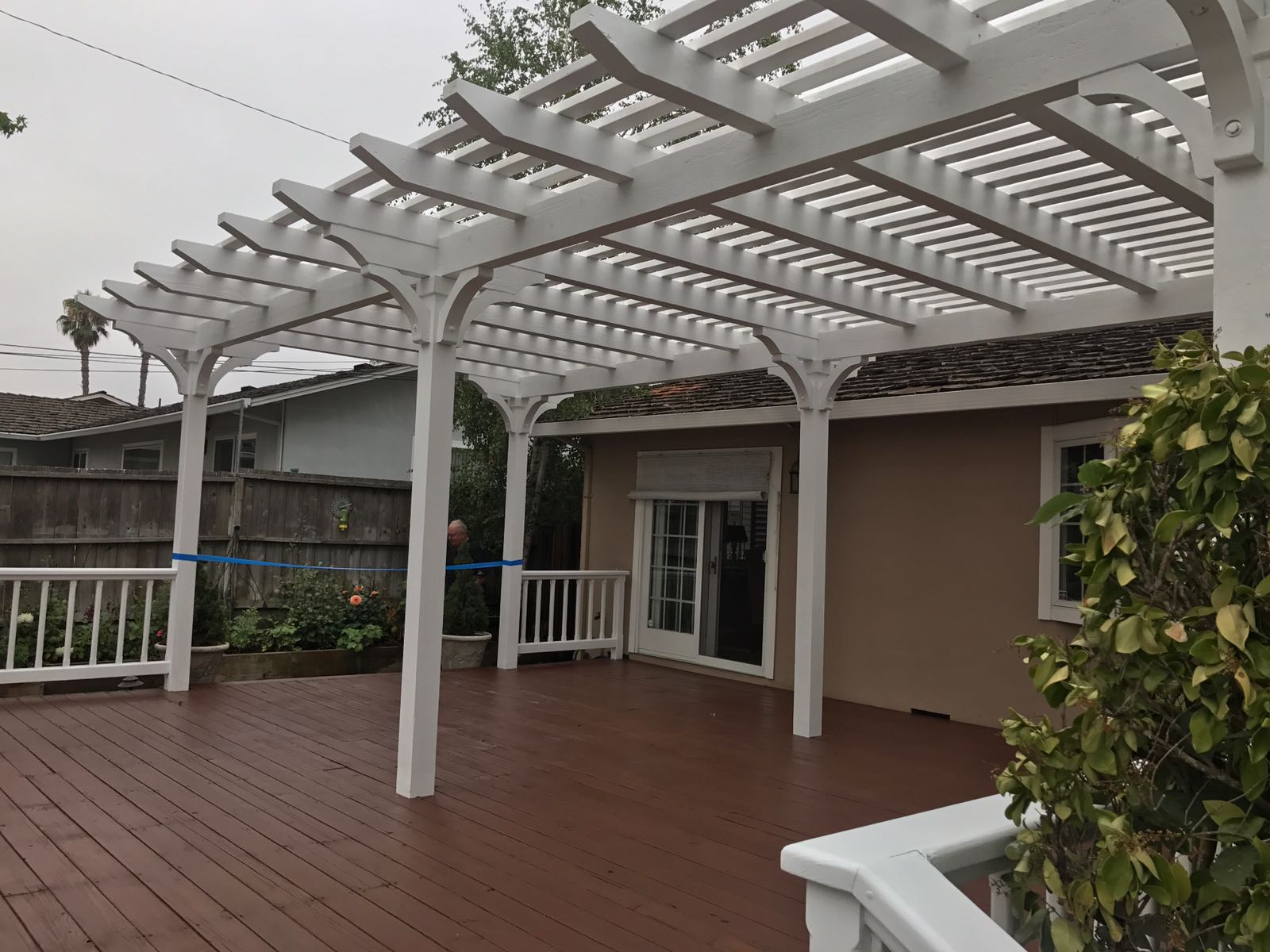 deck and pergola