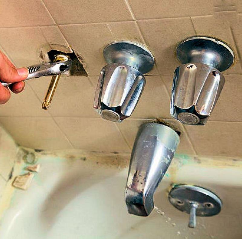 replace tub shower fixtures