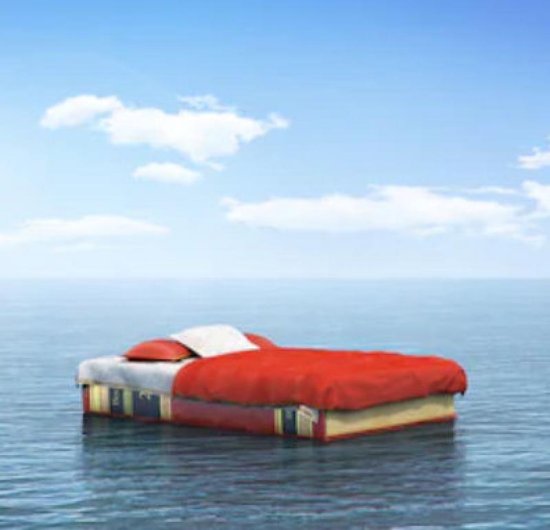 floating water bed